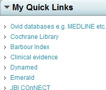 My Quick Links